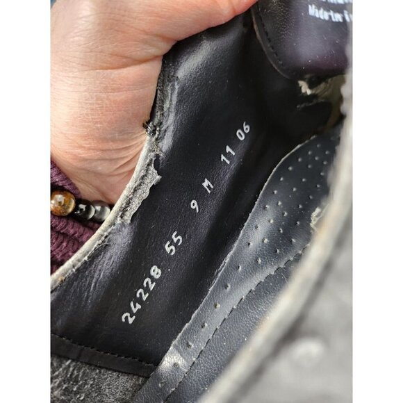 Stacy Adams Mens Roselli Oxford Shoes Size 9M Gray Textured Leather Lace Up - Picture 12 of 12